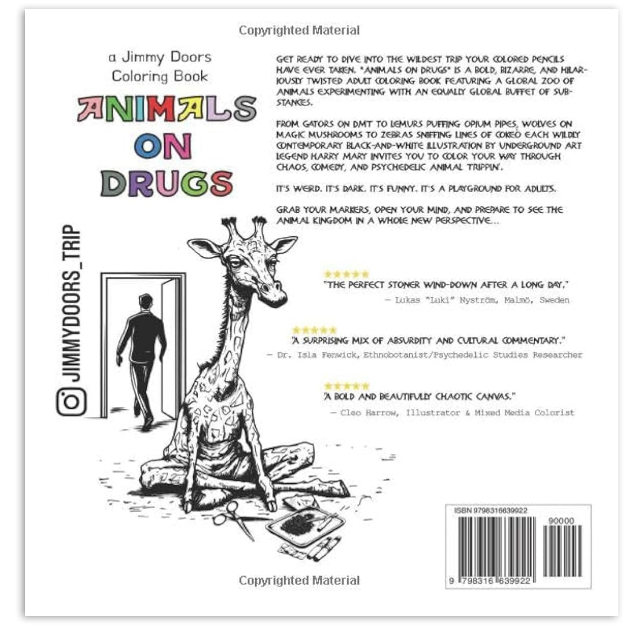 Animals on Drugs - Coloring Book for Trippers