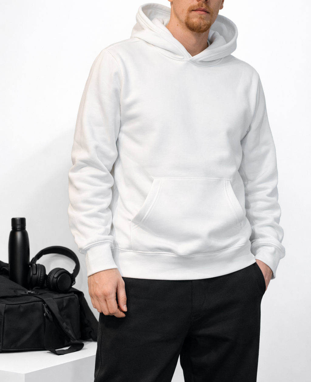 Soft Plain Hoodie
